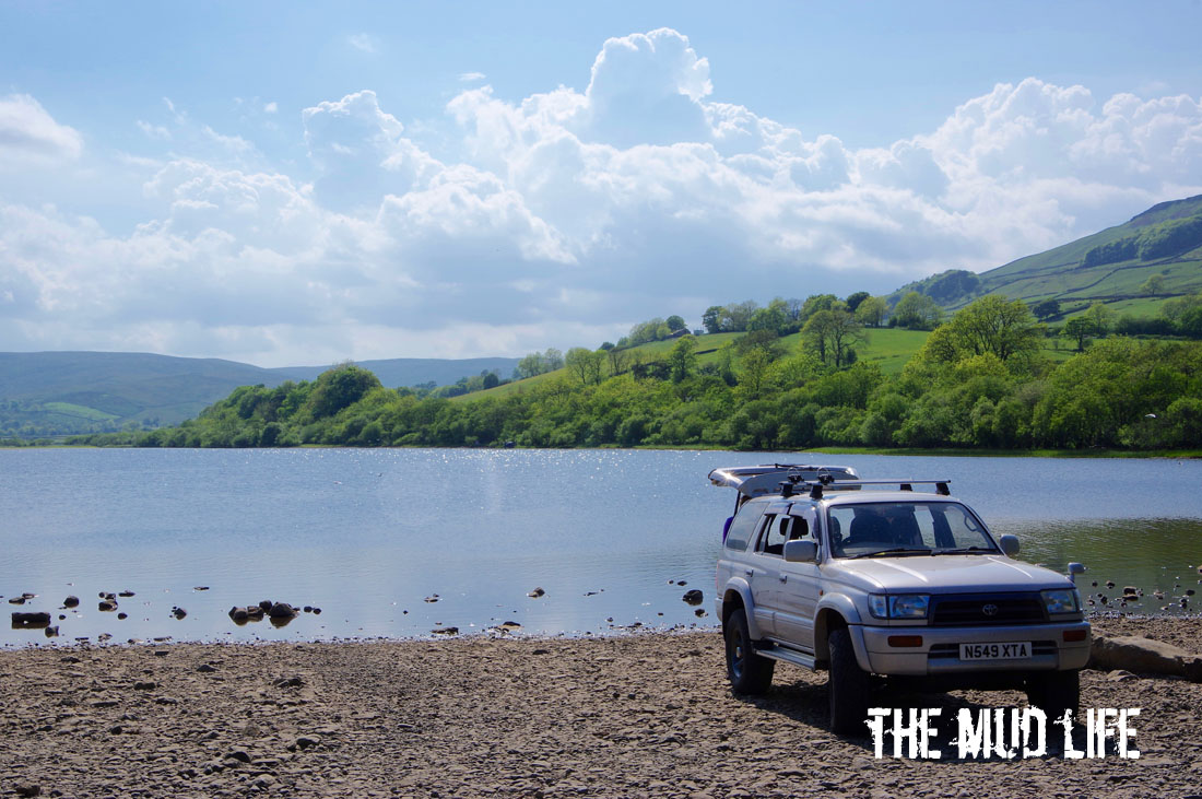 The only 'off-road action' Deux Smurf saw all day...