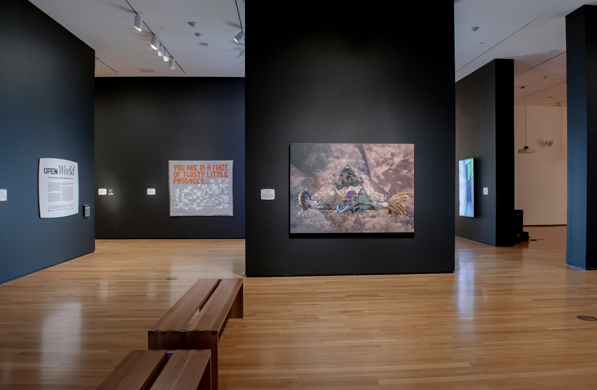 Installation View of Open World