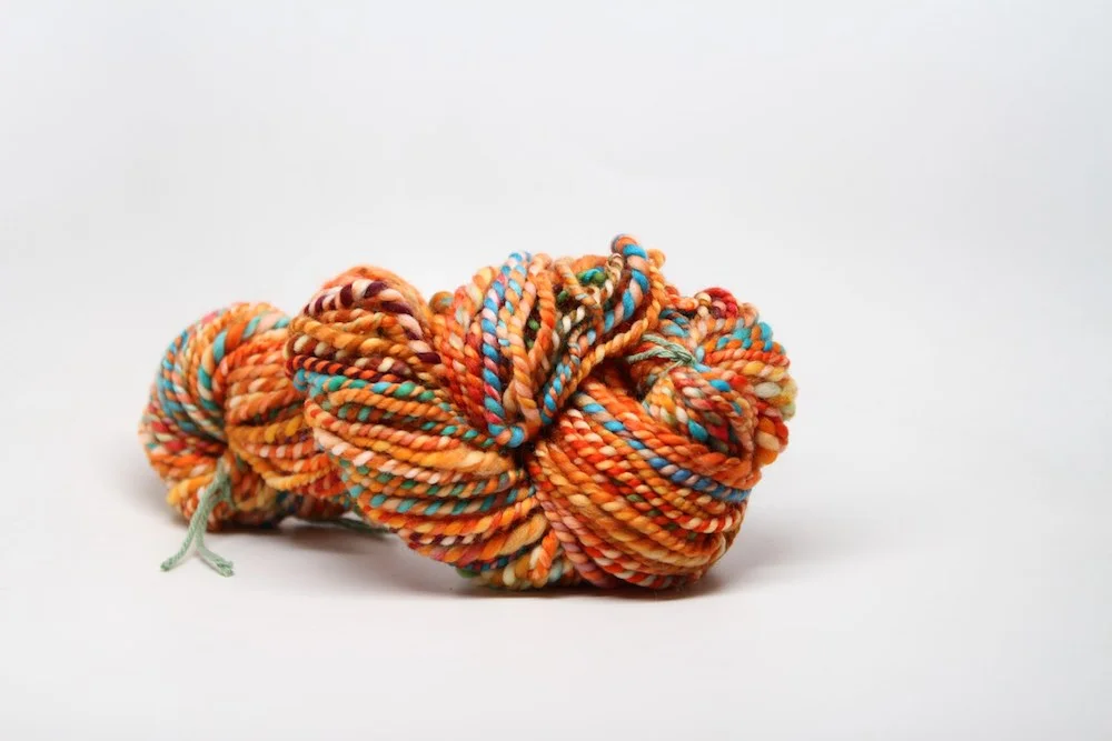 Sandpiper yarns merino orange multi 1