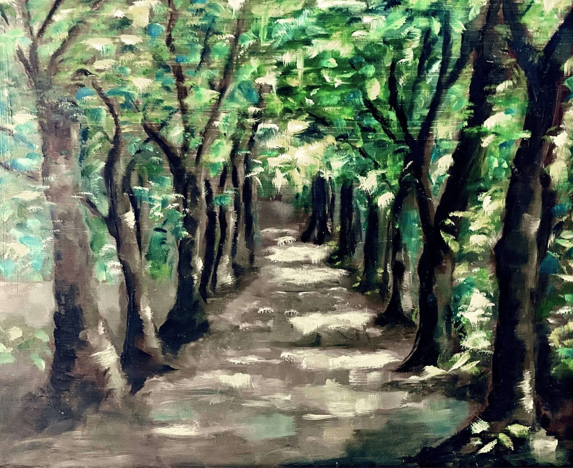 The Heath - Oils on dibond