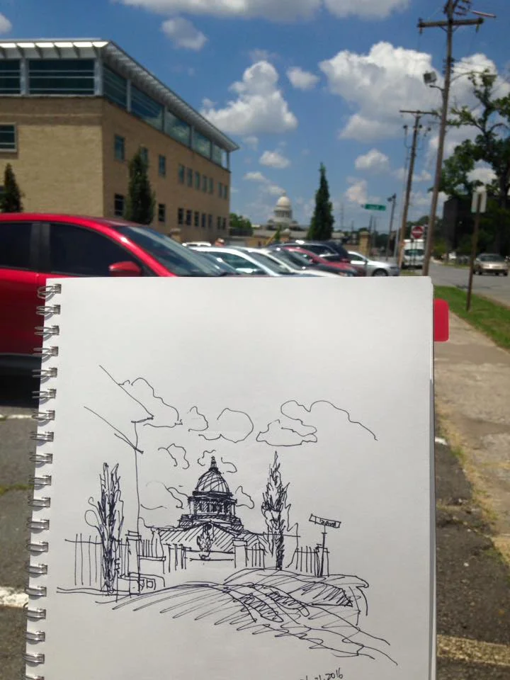Arkansas Capitol Afar, 06/21/2016