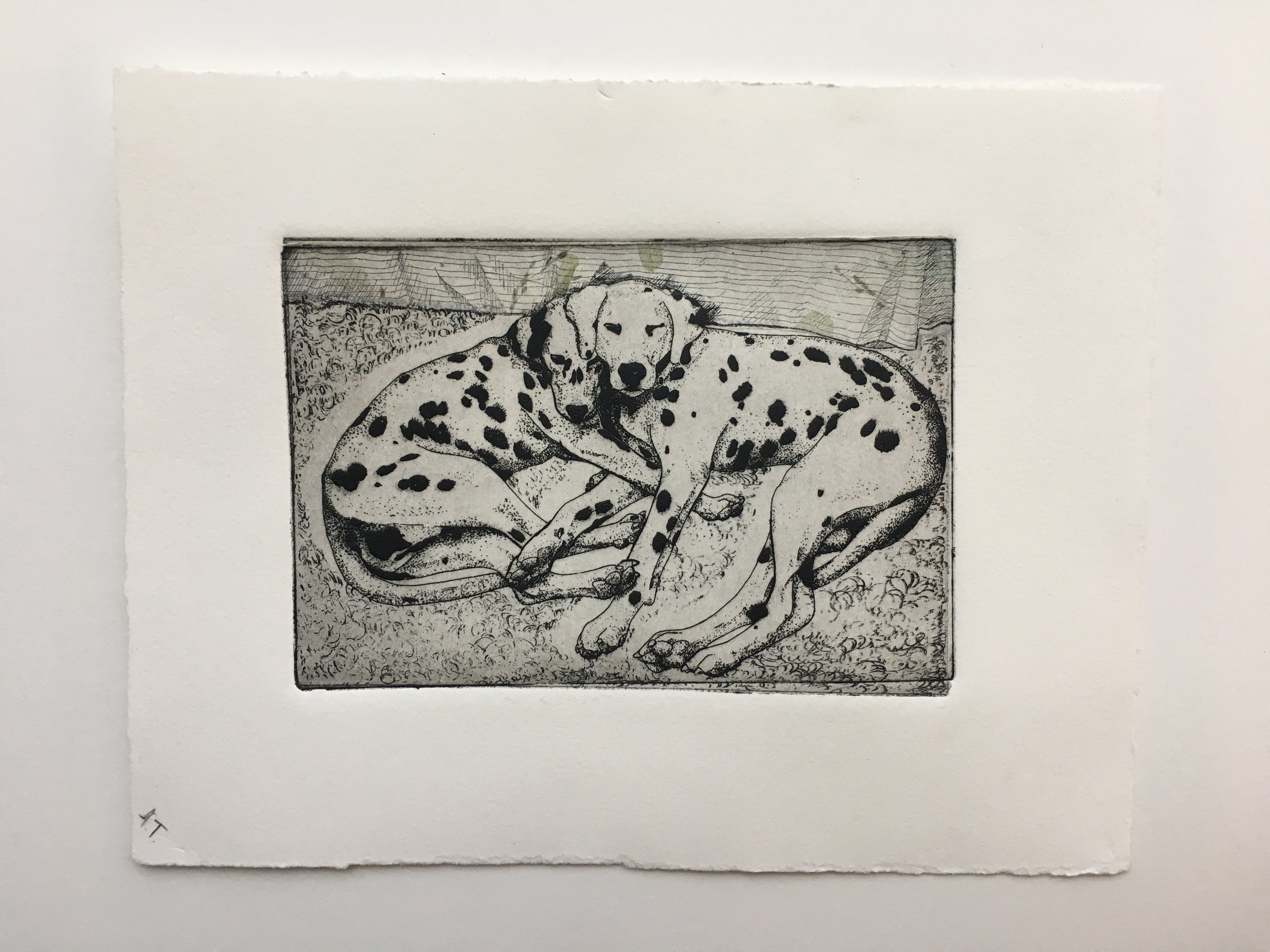 Etching with Chine Colle