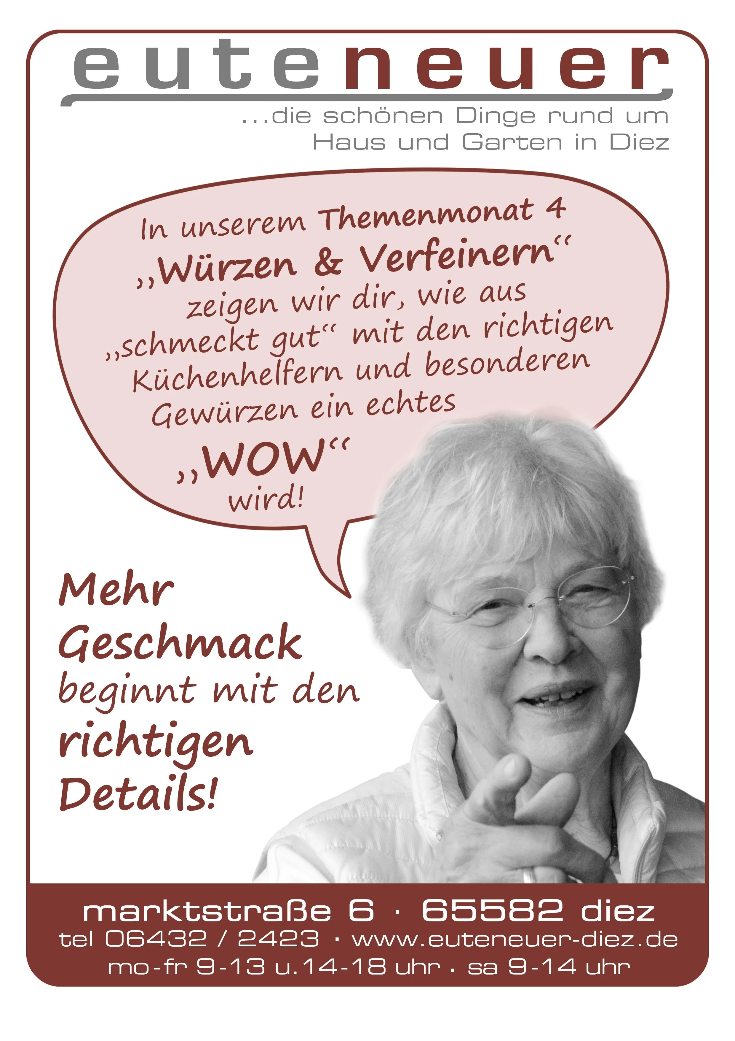 Themenmonat April: würzen und verfeinern