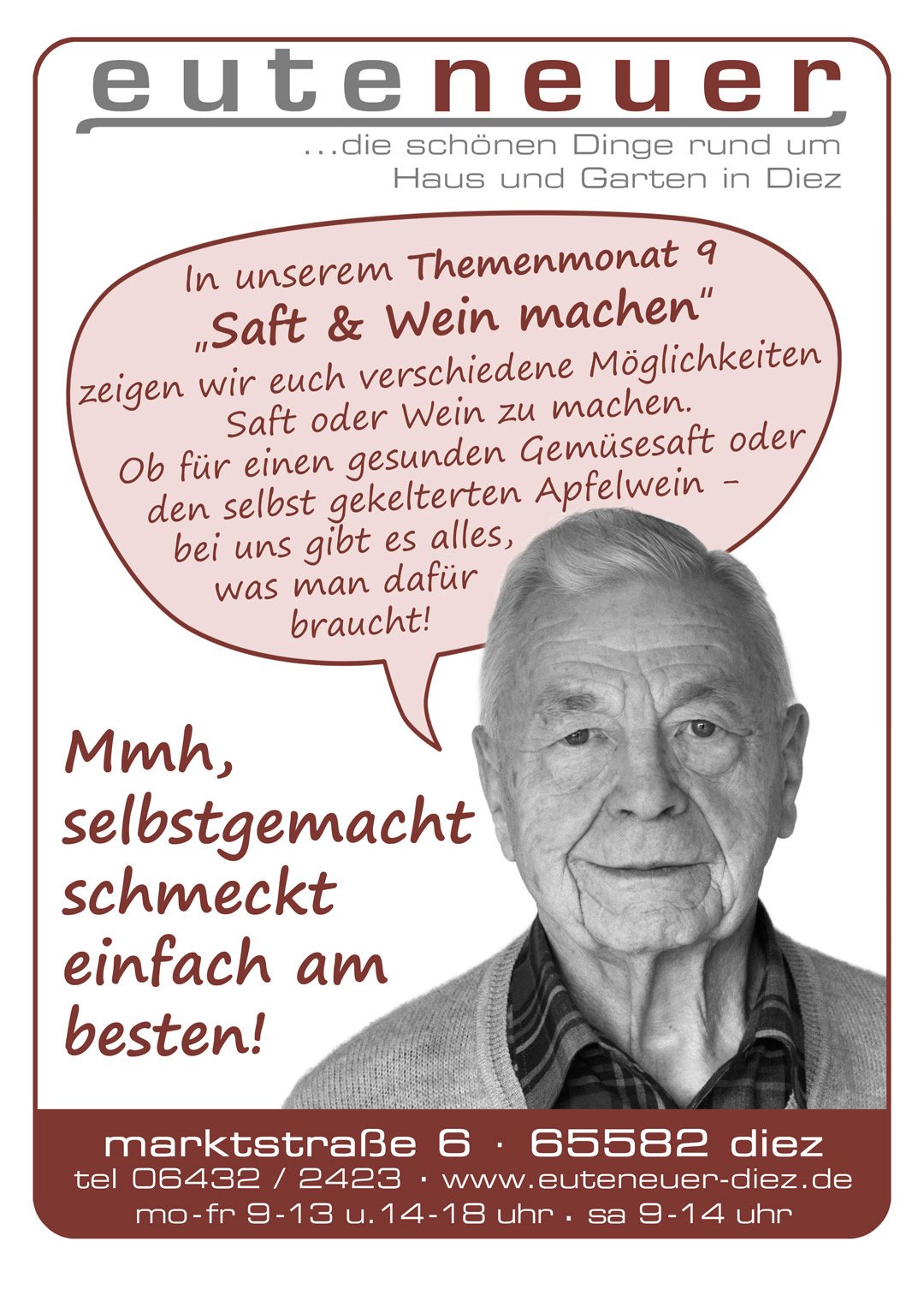 Themenmonat September: Saft und Wein machen