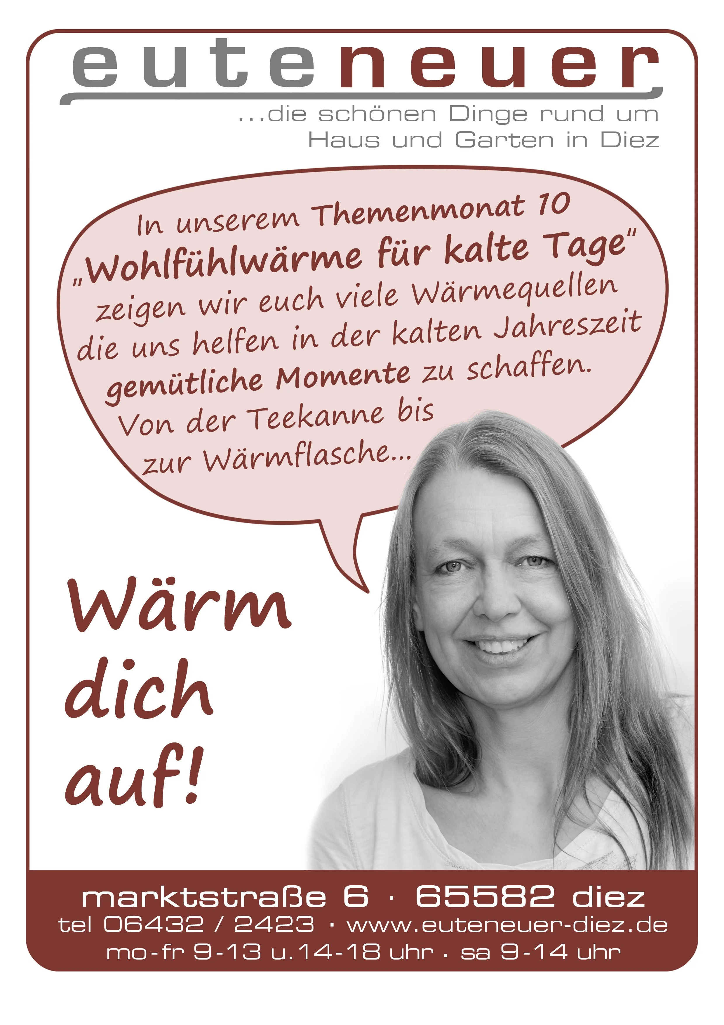 Themenmonat Oktober: Wohlfühlwärme für kalte Tage