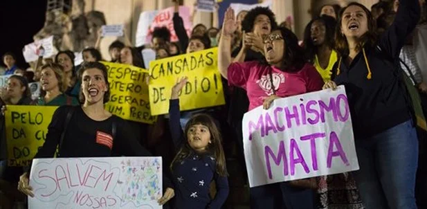 Protest against Sexual Violence, Rio de Janeiro, Brazil.