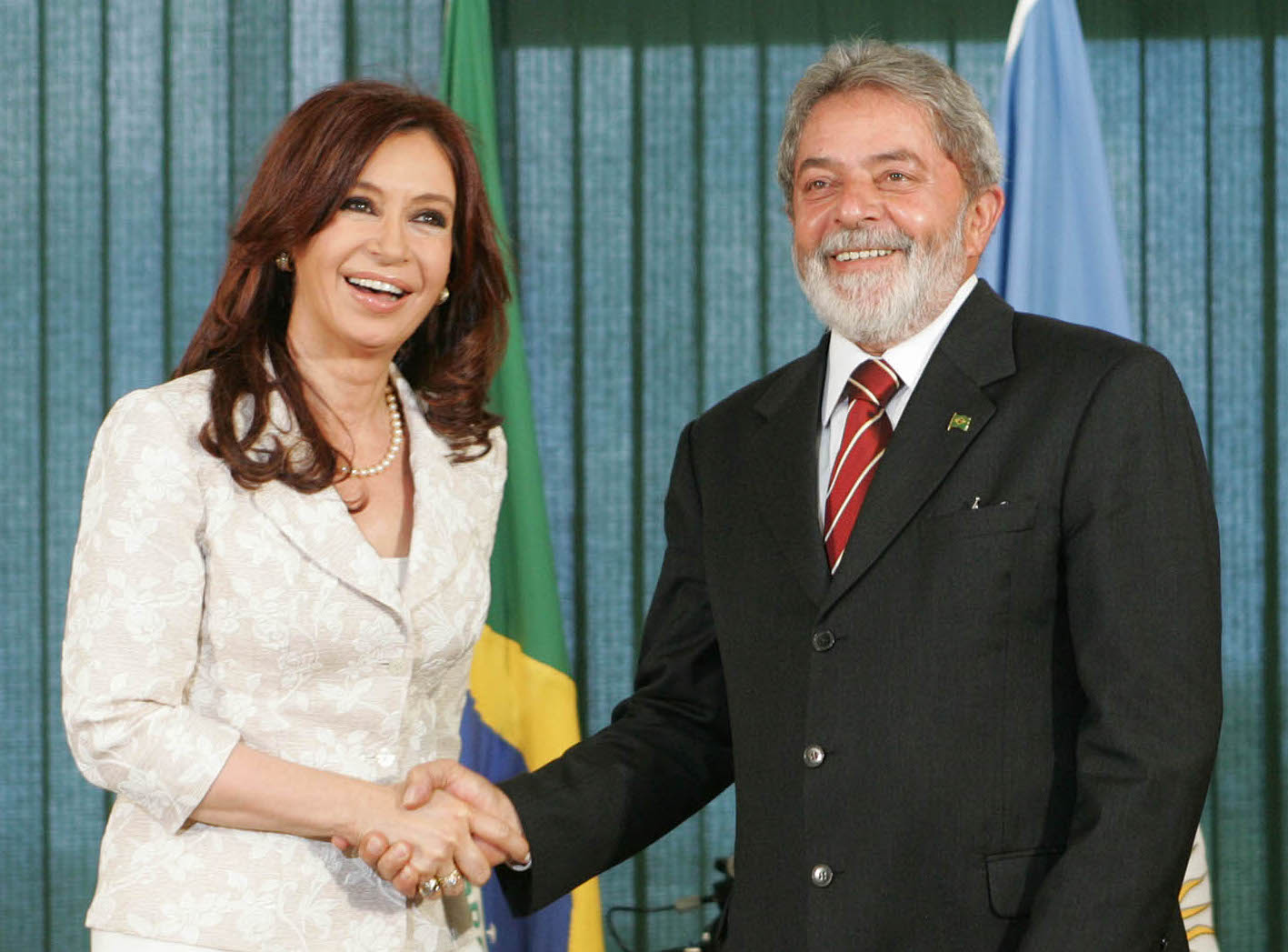 Former President Cristina Fernández de Kirchner of Argentina and former President Lula of Brazil