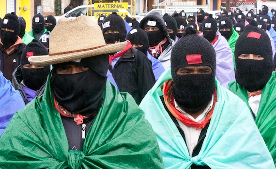 Zapatista March, San Cristóbal de las Casas, 2012