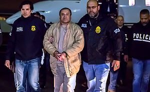 Mexican drug lord, “El Chapo,” in Drug Enforcement Agency Custody