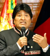Bolivian President Evo Morales