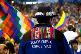 Support for Evo Morales, President of Bolivia
