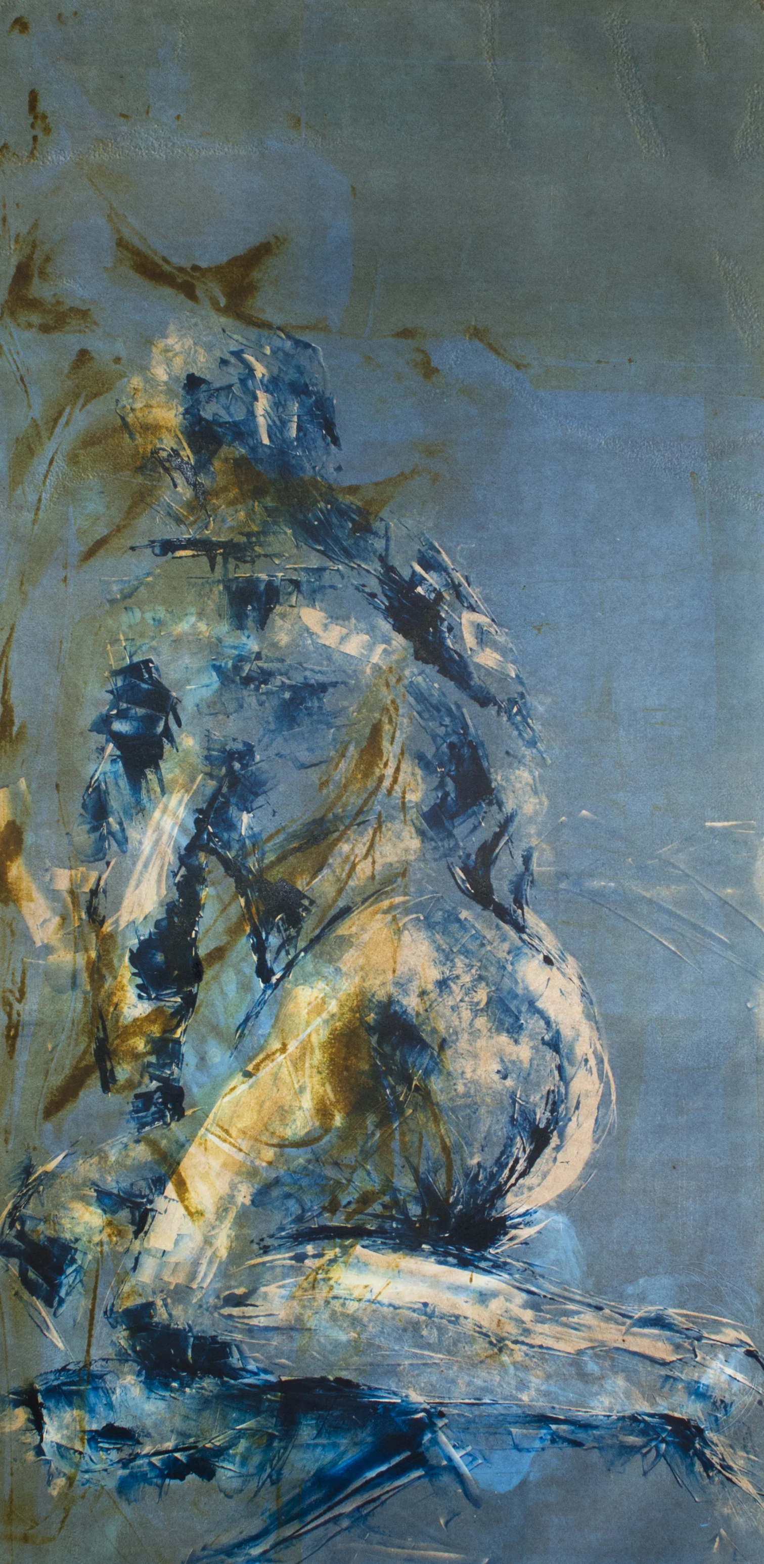  They, Them | 56in x 36in | monoprint | 2016 