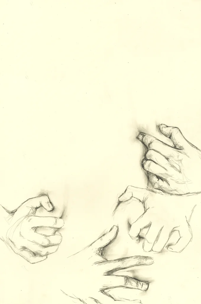  Grasp | 17x 25in | graphite | 2015 