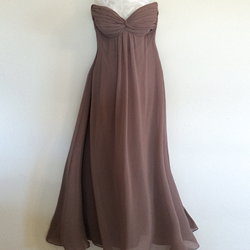 Dress - Taupe Chiffon