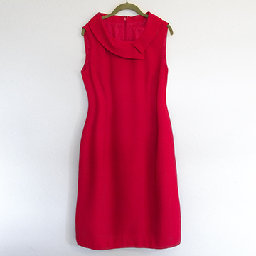 Dress - Red Crepe