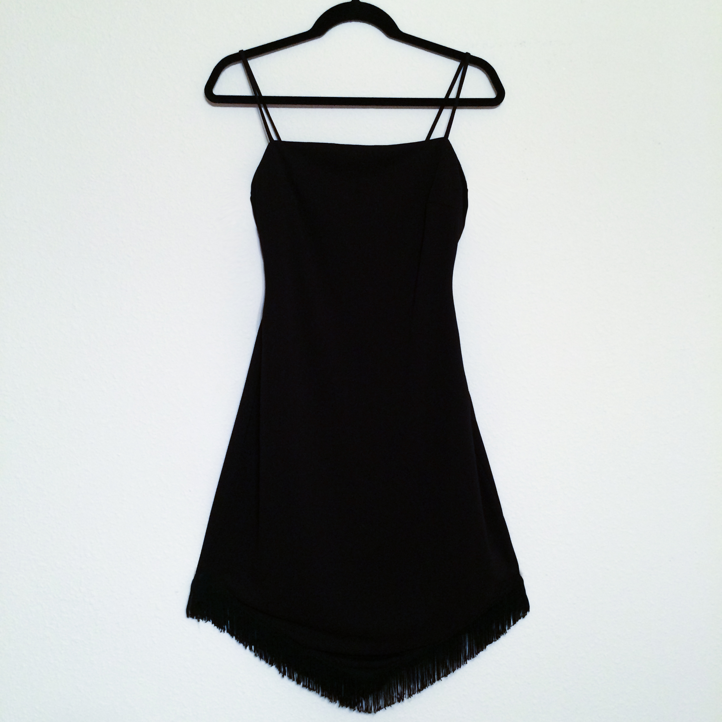 Dress - Black Fringe