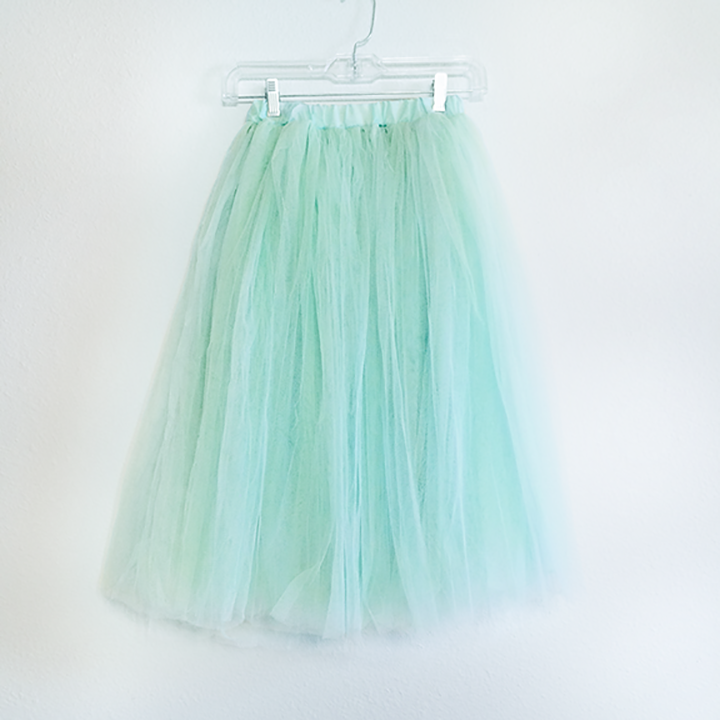 Skirt - Mint Tulle