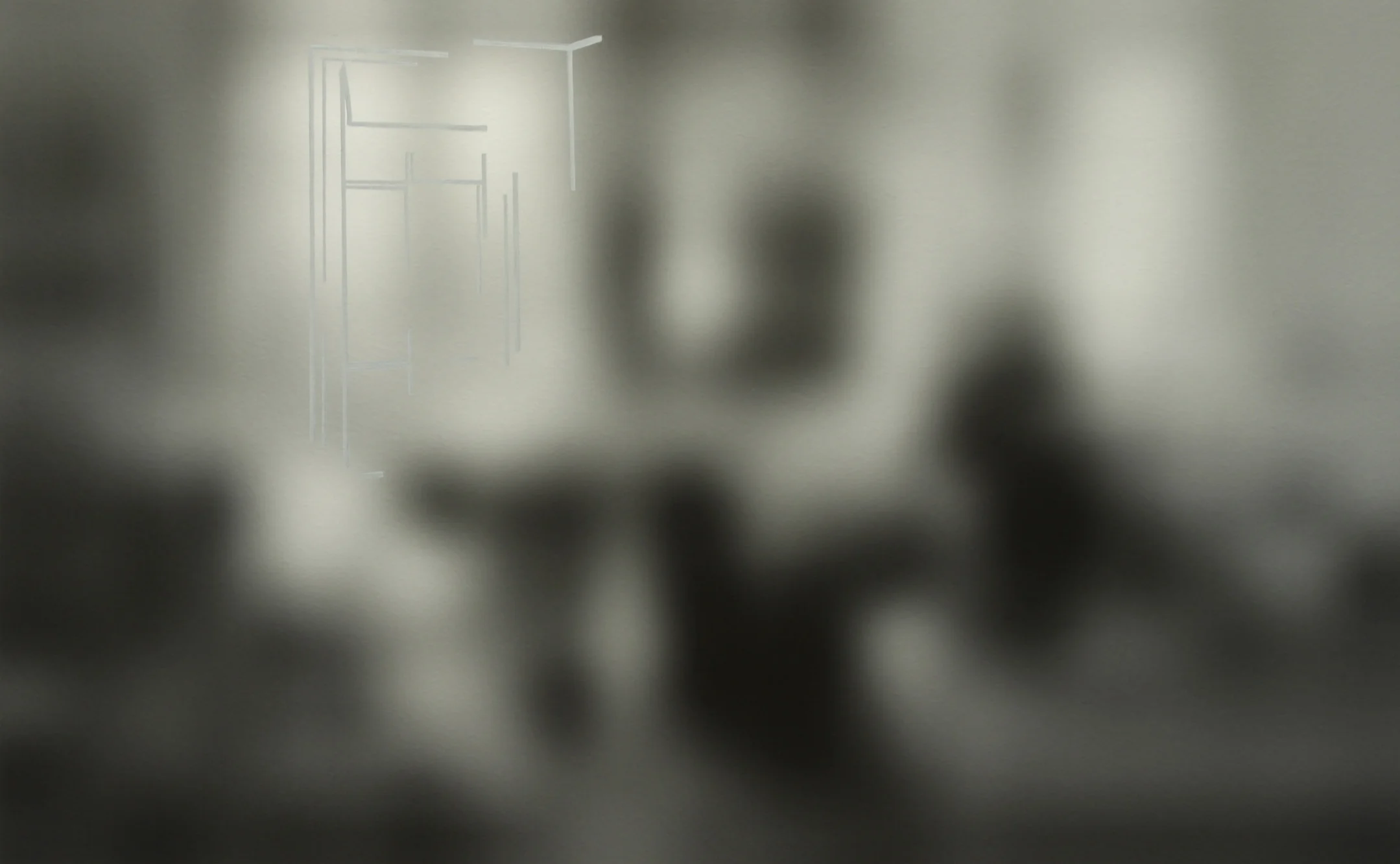 Untitled, 2014, photo paper and silkscreen, 20x12 1/4"