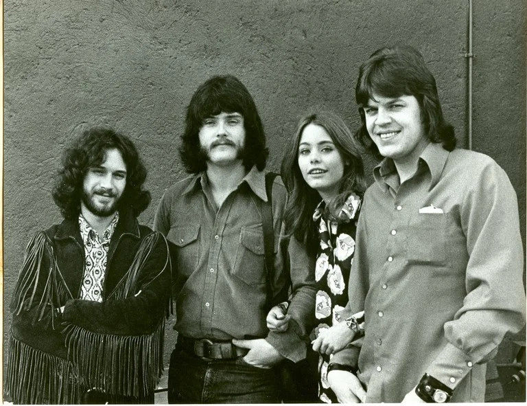 Stampeders hang with Susan Day at The Whiskey Ago Ago in Los Angeles 1973
