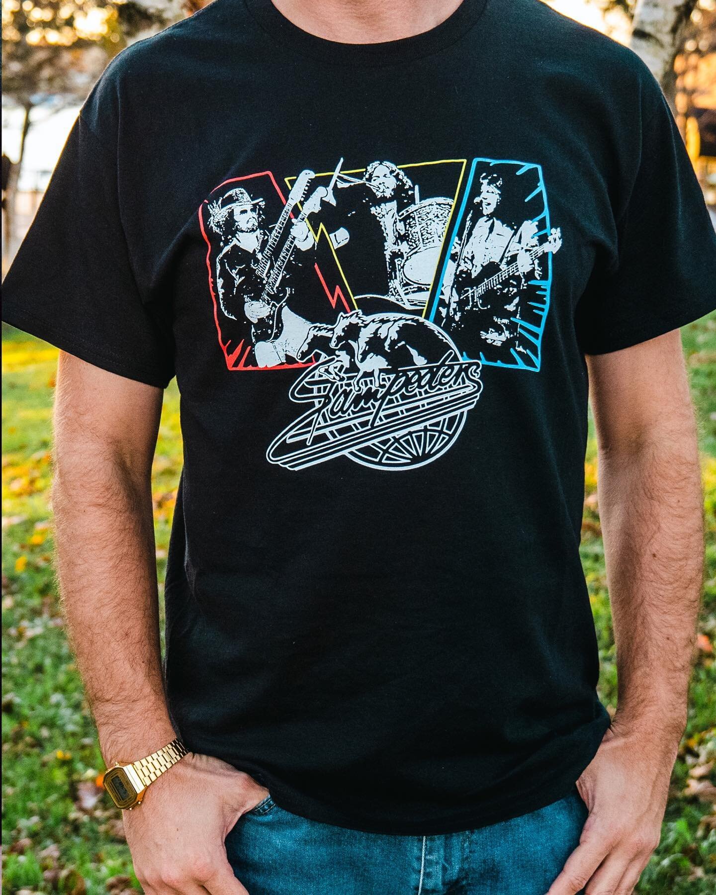 Check out our exciting new vintage rockers t-shirt! You can pick one up at any of our shows on our Prairies Tour and take home a momento of Canadian Rock &amp; Roll history. They&rsquo;ll also be available to order online at thestampeders.com/store w