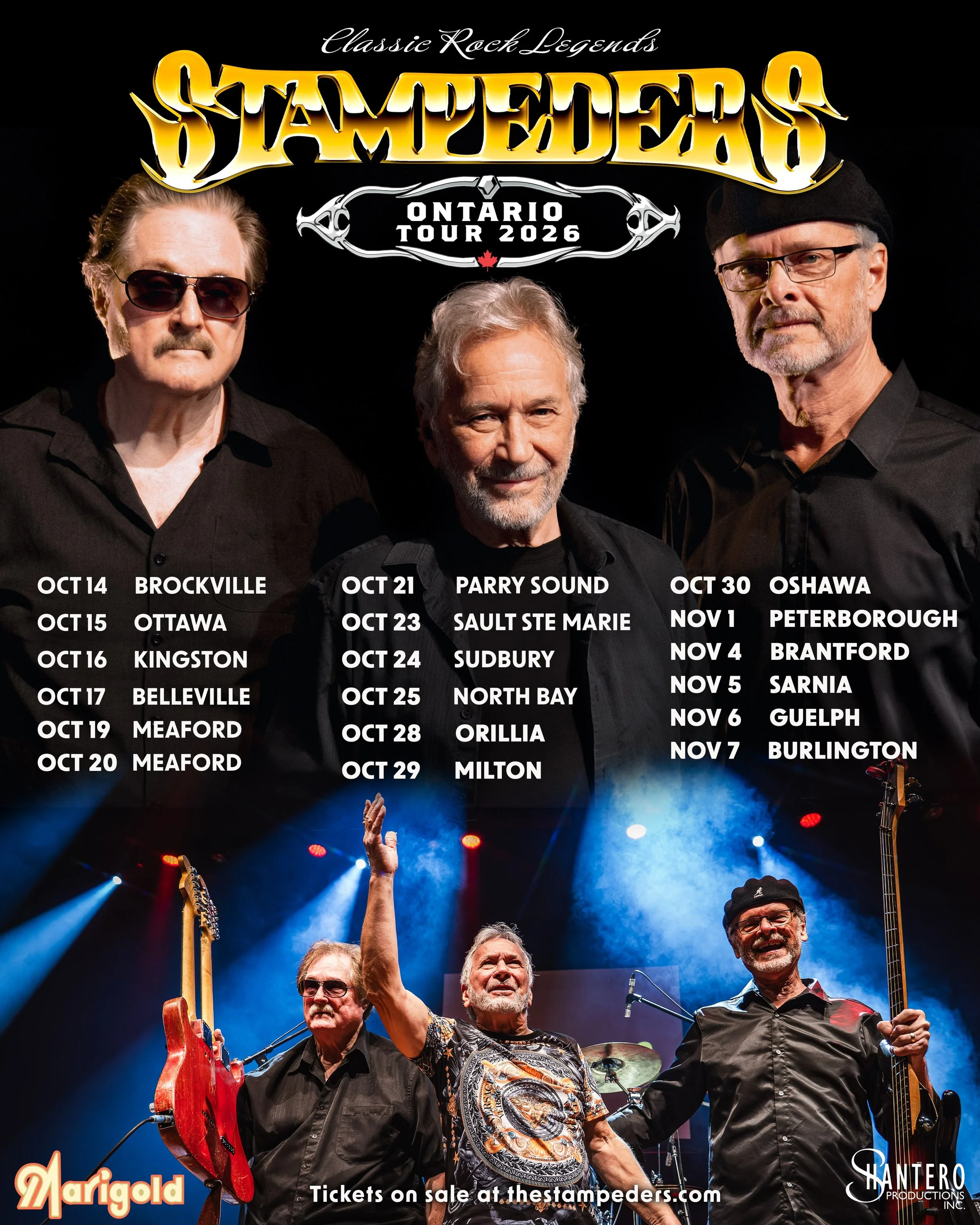 The road leads back to Ontario this October! 🍁
Join us for 18 shows across the province as we celebrate the music, the memories, and the fans who make it all possible.

🎟 Tickets on sale now at thestampeders.com/tour

📸🎥&nbsp;@bradakinnan

📍Catc
