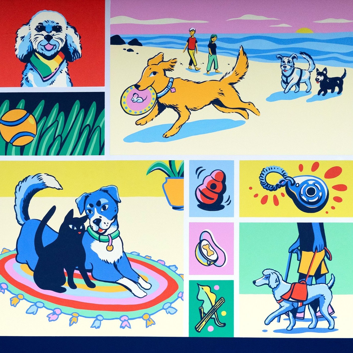 Clickstart Dog Training Mural