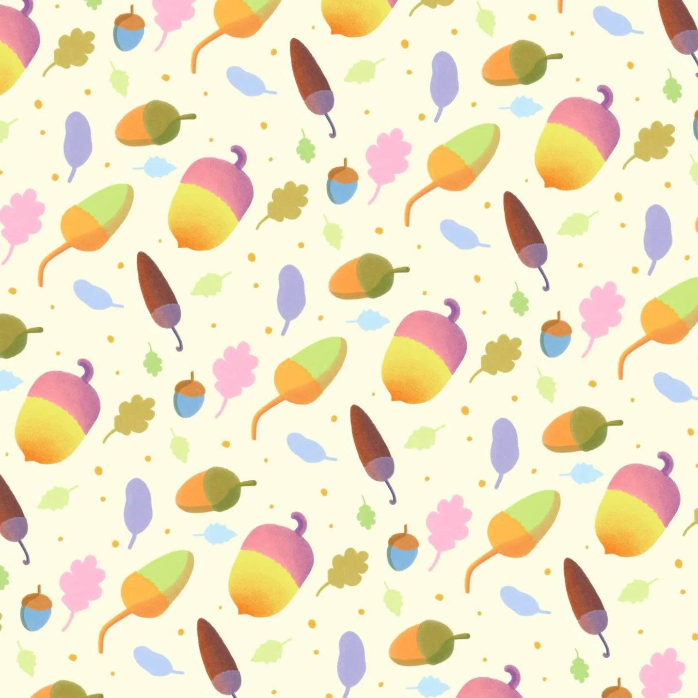 DAY 1 for ACORN
from the prompt list @peachtober #peachtober 

I&rsquo;m going to use this list as inspiration to explore PATTERNS! Something I&rsquo;ve been wanting to make more of but keep putting it off. I am not holding myself to stick to this ev