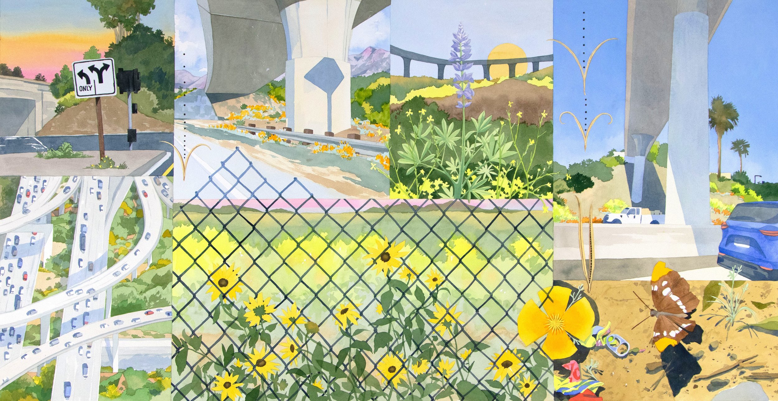   Superbloom . 54” x 30” . 2025 