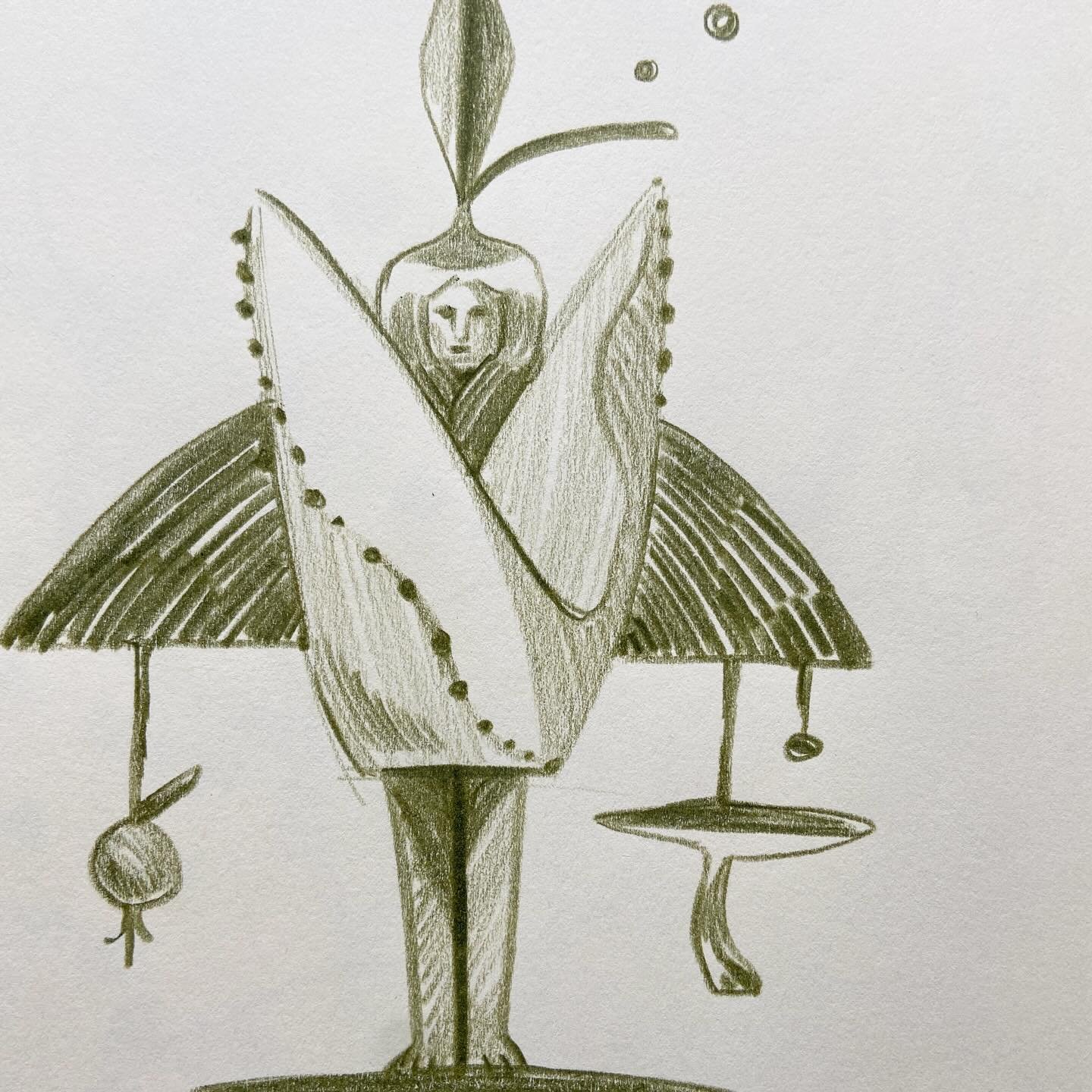 a Winter Fruit Fairy emerges in the sketchbook &bull; &bull; &bull;