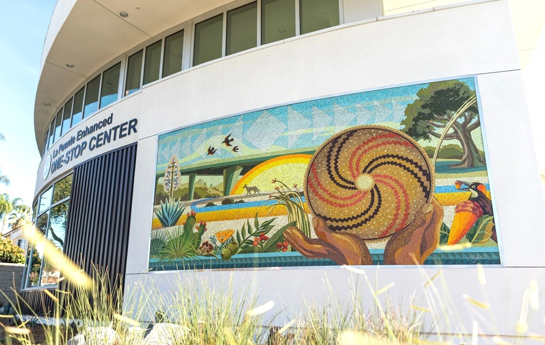 Catching up on sharing these amazing photos @dee.lake_ captured of my mosaic at the La Puente Enhanced One Stop Center (across the street from La Puente City Hall) for @lacountyarts. I deeply cherish the memories and lessons learned during the entire