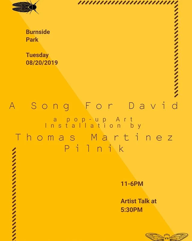 Come support my Summer Artist-in-Residence @tmpilnik at Burnside Park today for his artist installation &amp; performance at #burnsidepark in #providencerhodeisland.  TODAY 11a-6p! Woohoo! .
So proud of you @tmpilnik !!
.
.
.
.
.
@DesignIsRI #Designi