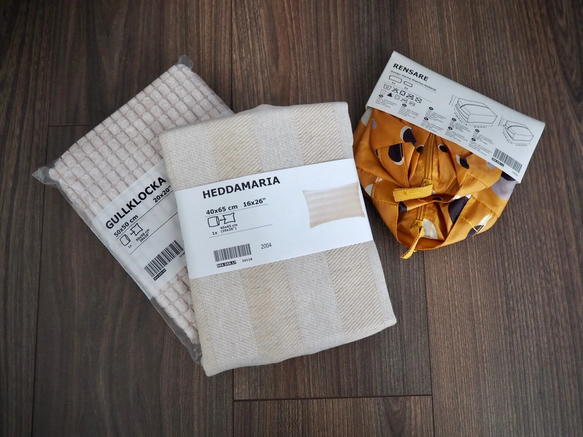 【IKEAで買った新商品】クッションカバーと小物入れバッグが可愛い。