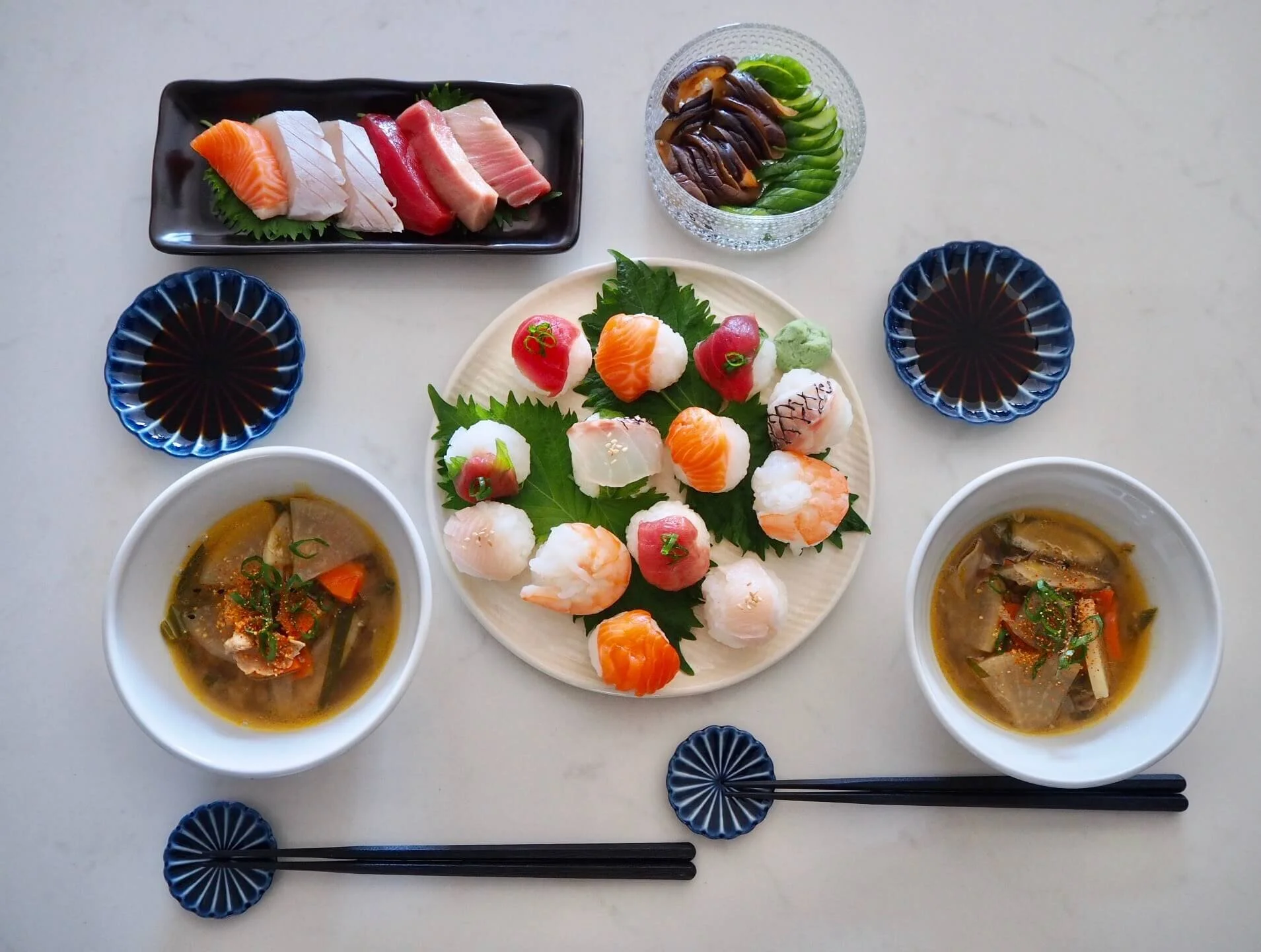 【ひな祭りおうちごはん】豪華に見える手まり寿司に挑戦してみた。