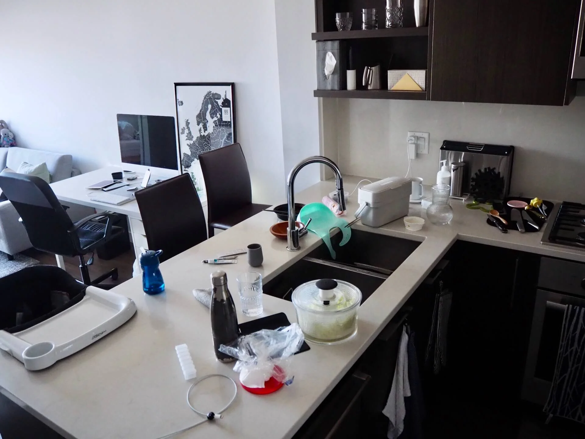 キッチンリセット20分。リアルに散らかった週末のお片付け その①