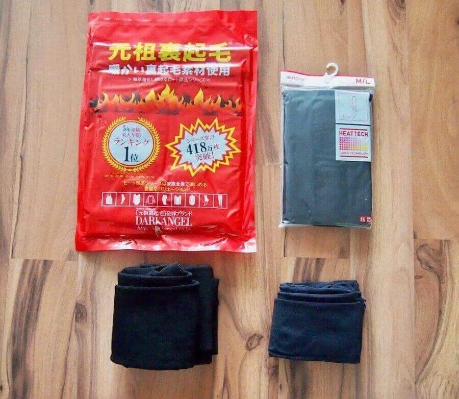 楽天で大人気！【元祖裏起毛タイツ】【UNIQLOヒートテックタイツ】を比べてみた！