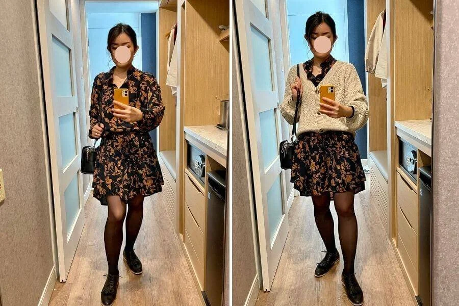 アラフォーママ 旅の秋冬服着回し術 7日間のコーデを着画で紹介