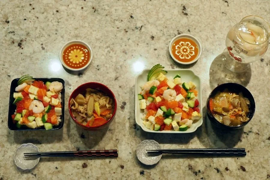 ひな祭り｜器のおかげで華やいだおうちごはん