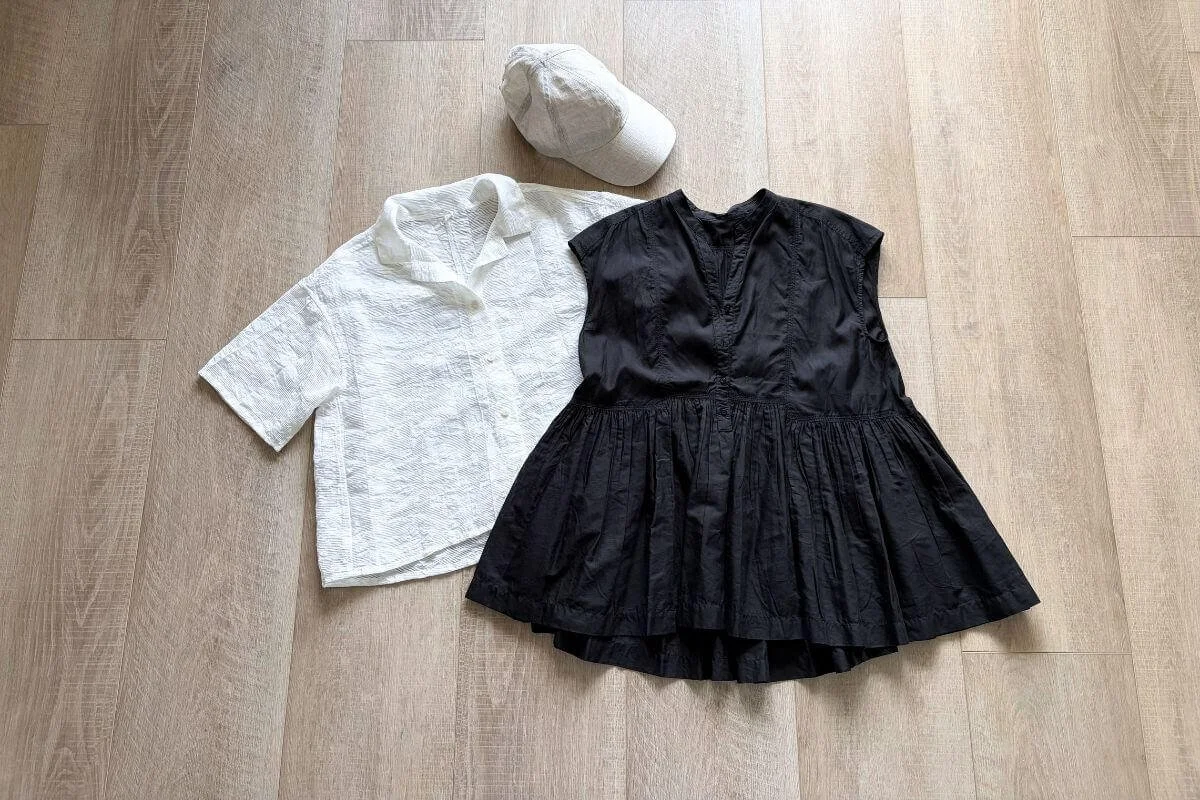 三井アウトレット購入品3点｜お気に入りの夏服と152cmの着回しコーデ