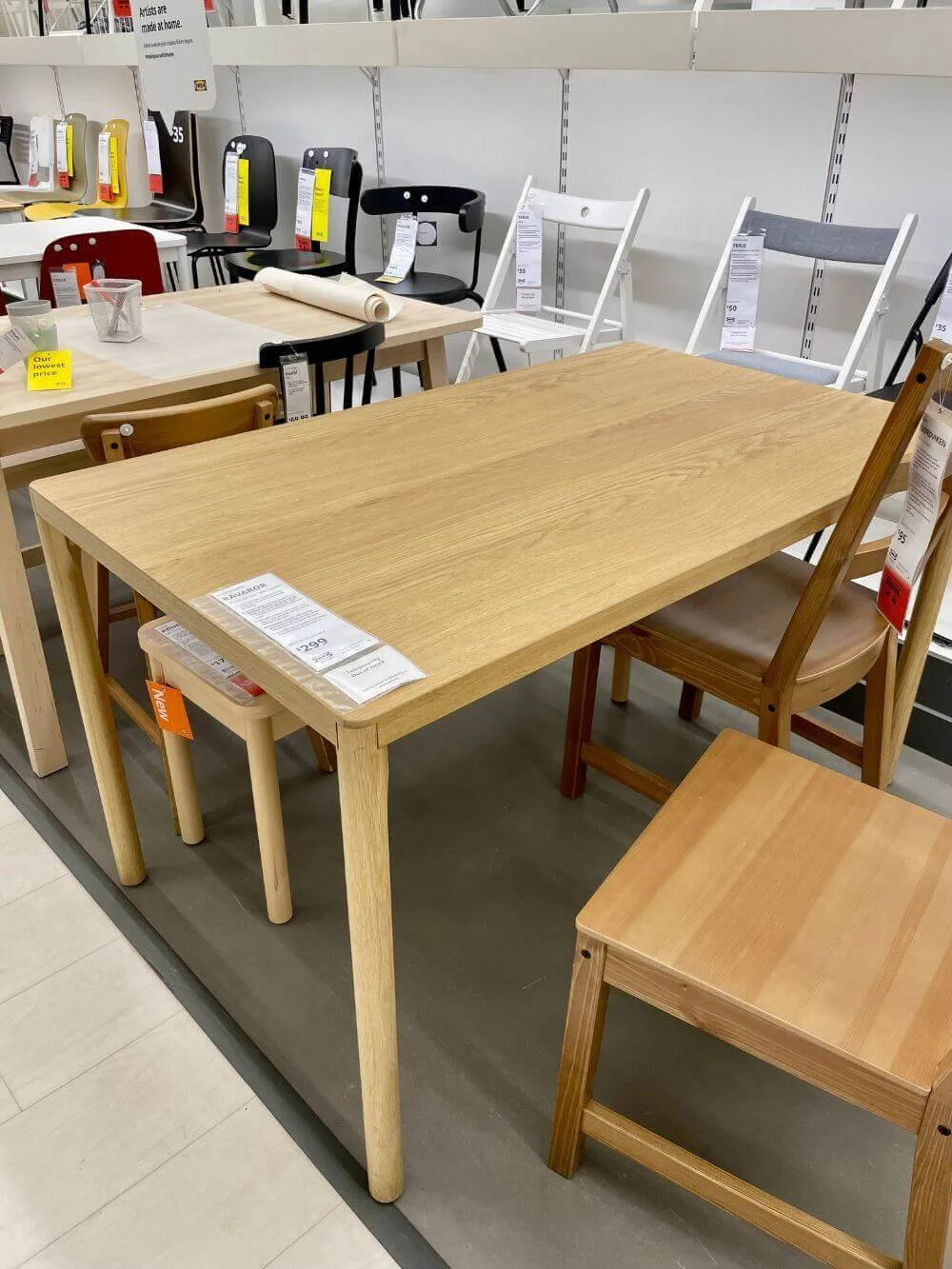 3/16まで【IKEA人気商品】EKEDALEN 伸長式テーブル オーク 予算