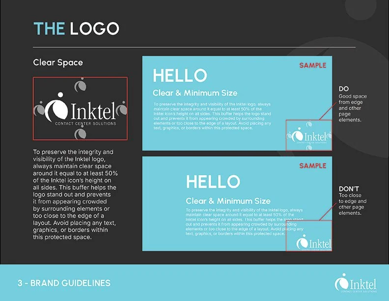 Francisco Anduiza, Jr., Inktel Brand Guidelines