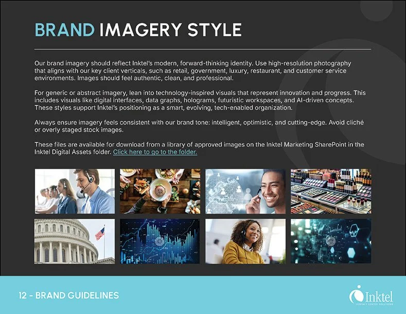 Francisco Anduiza, Jr., Inktel Brand Guidelines