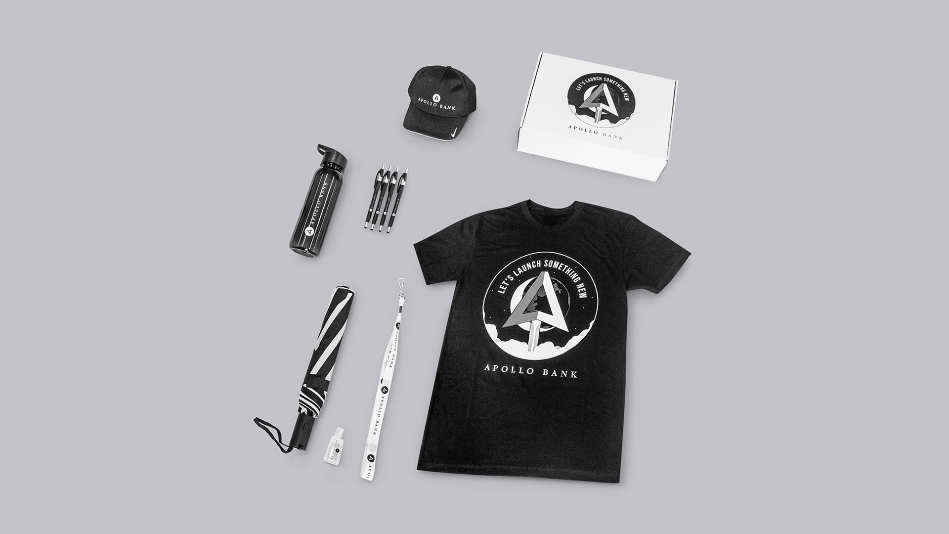 Francisco Anduiza, Jr., Senior Graphic Designer, Apollo Bank onboarding campaign branded collateral system layout