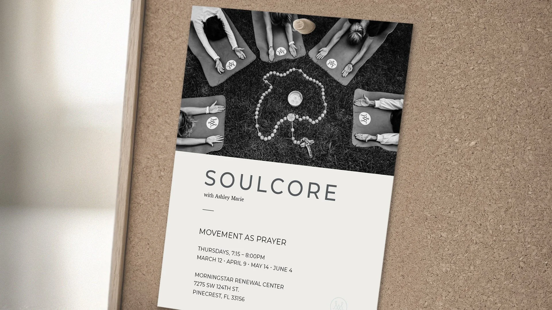 SoulCore environmental signage design for event space by Francisco Anduiza Jr