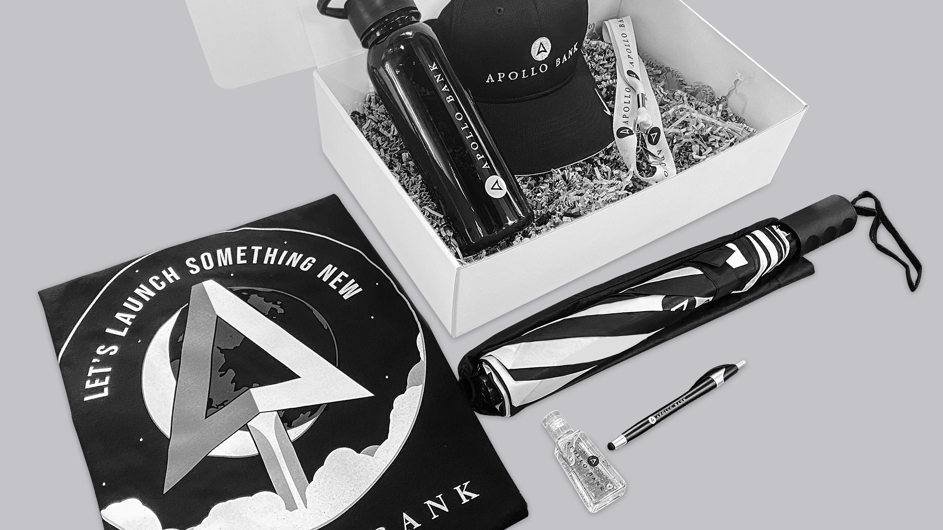 Francisco Anduiza, Jr., Senior Graphic Designer, Apollo Bank onboarding campaign branded kit packaging and collateral design detail