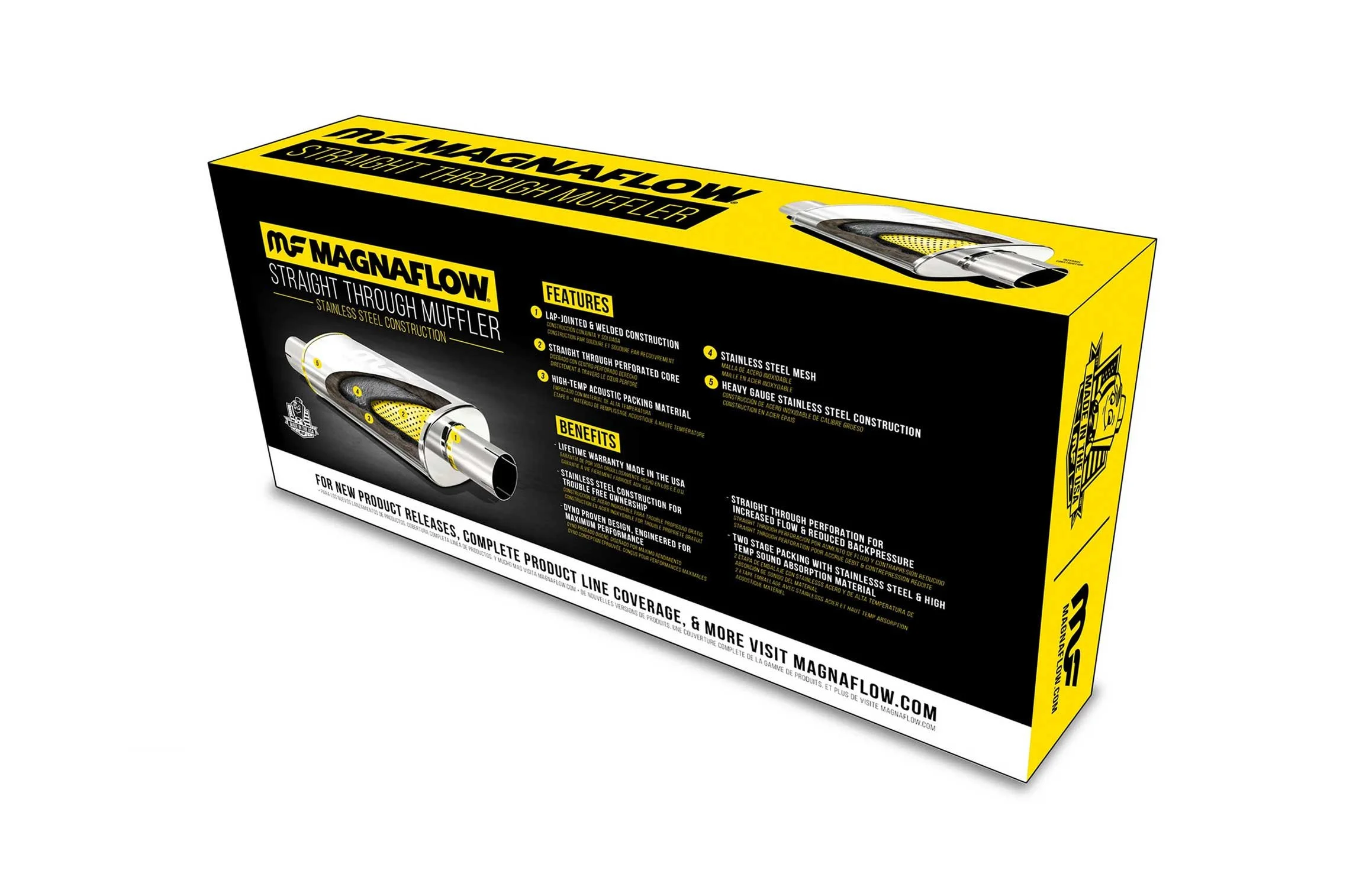 Francisco Anduiza, Jr., Senior Graphic Designer, MagnaFlow exhaust packaging box back panel layout design