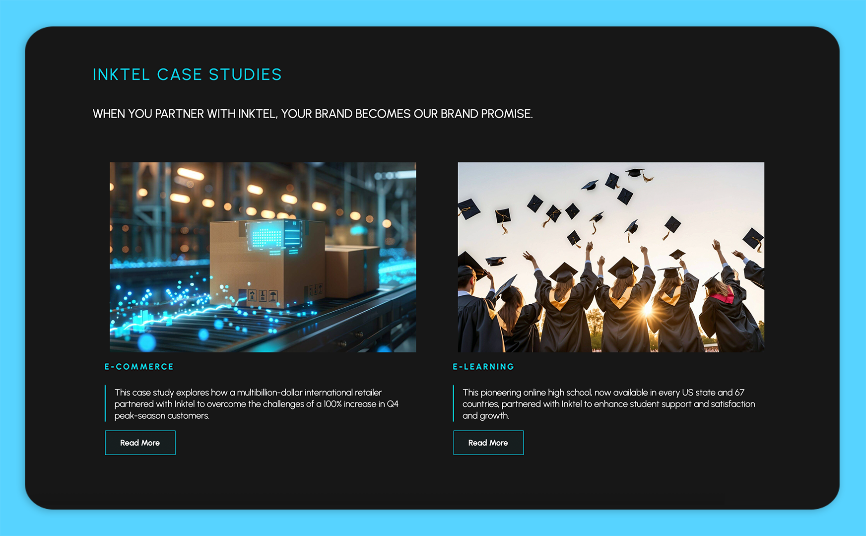 Francisco Anduiza, Jr., Senior Graphic Designer, Inktel website UI components and visual system