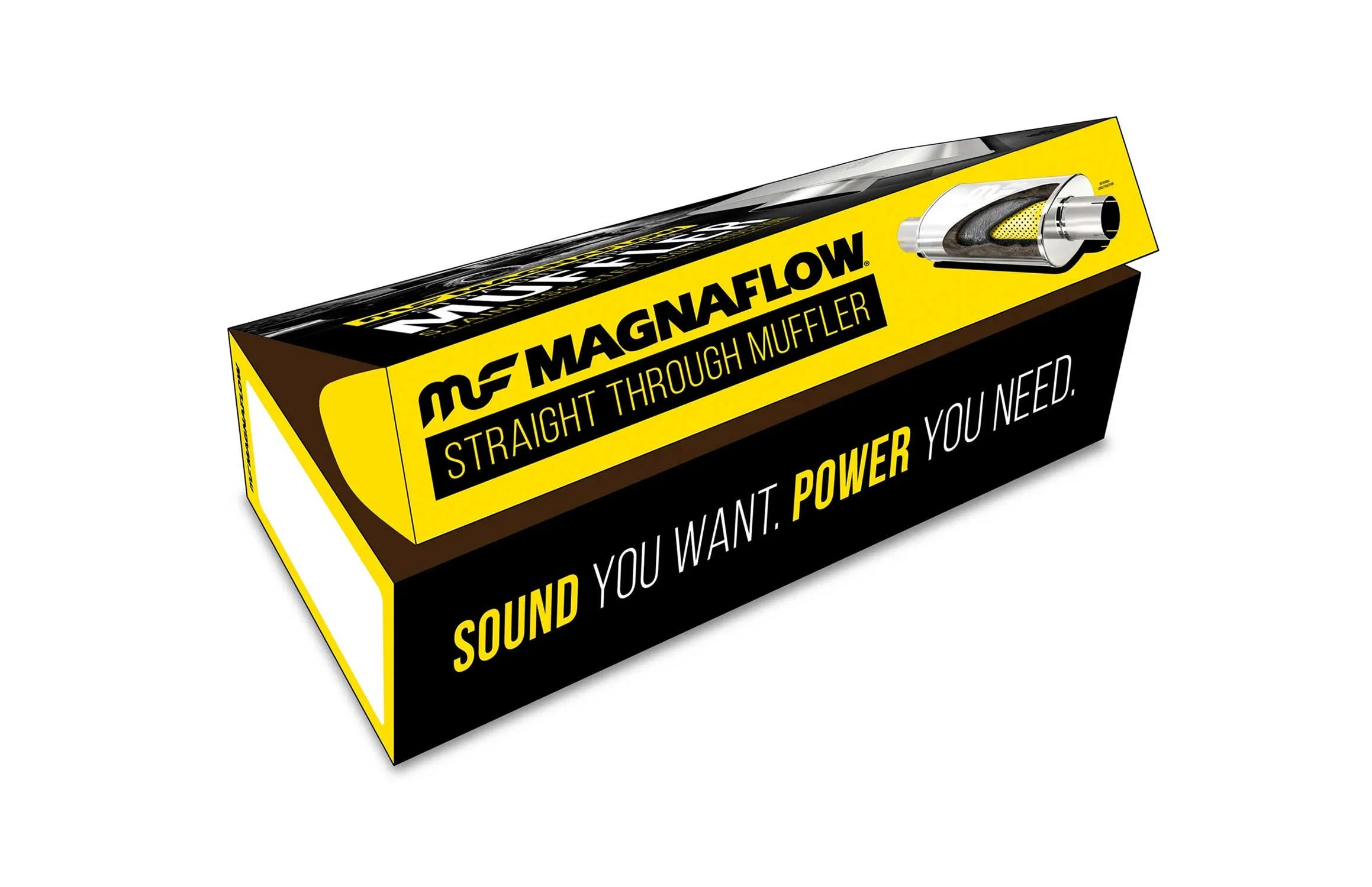 Francisco Anduiza, Jr., Senior Graphic Designer, MagnaFlow performance exhaust packaging box side panel design