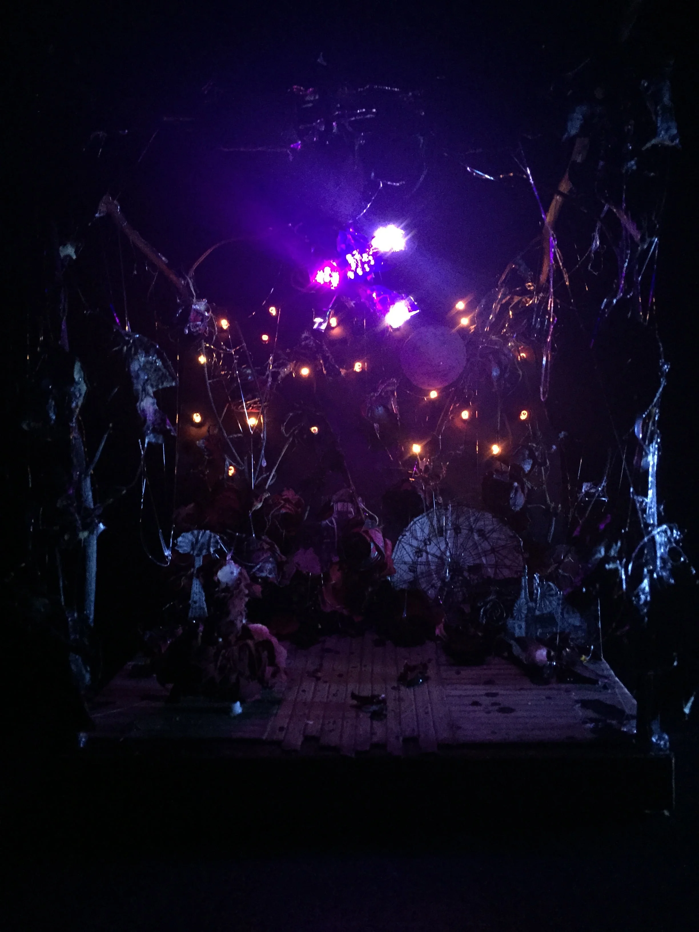 "Coney Island Baby" by Tom Waits, 1/8" = 1'-0" scale model under lights