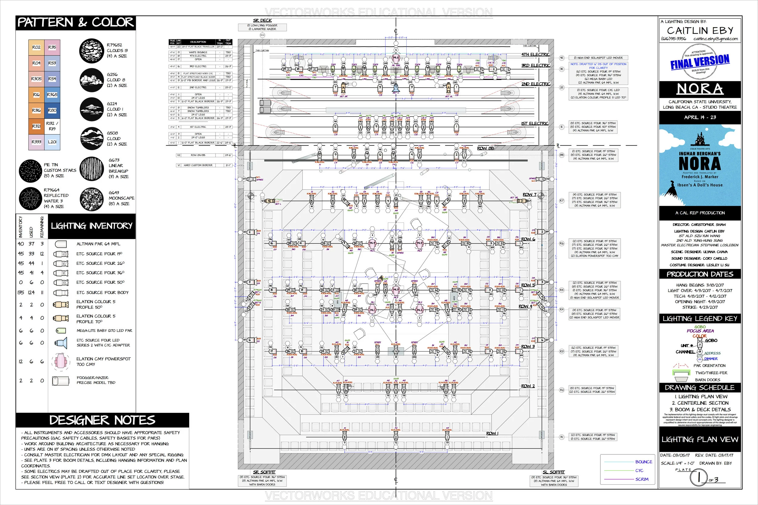 Nora - Lighting Plan View