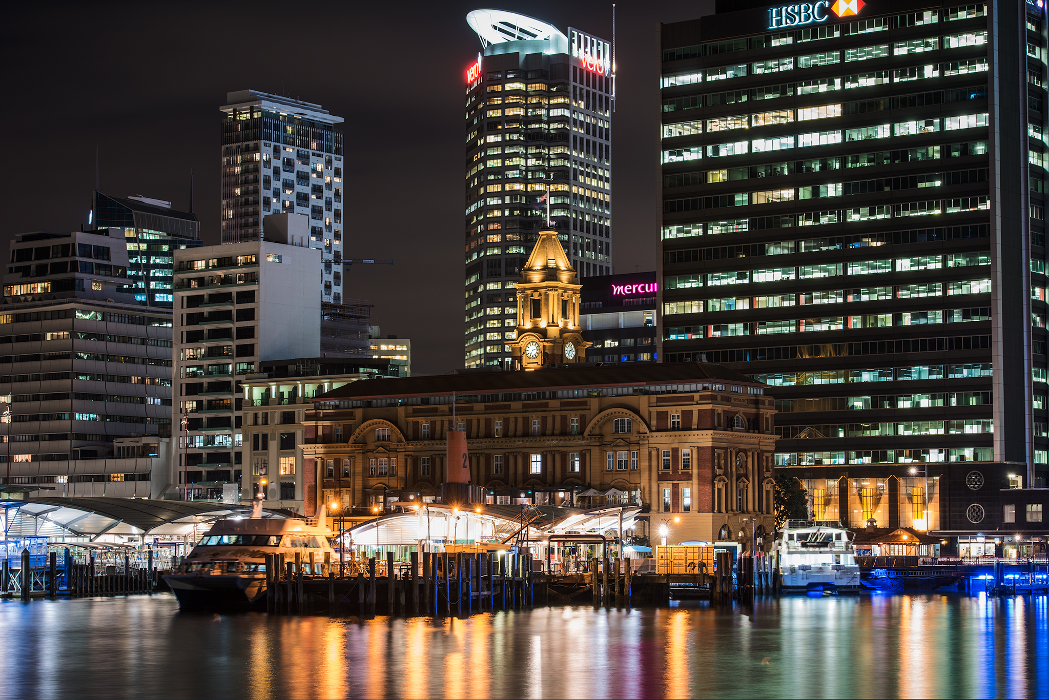 Auckland Ferry terminal.